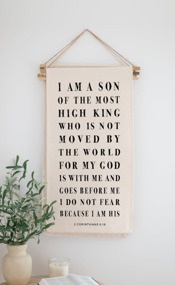 Hanging Scroll Banner | I Am A Son