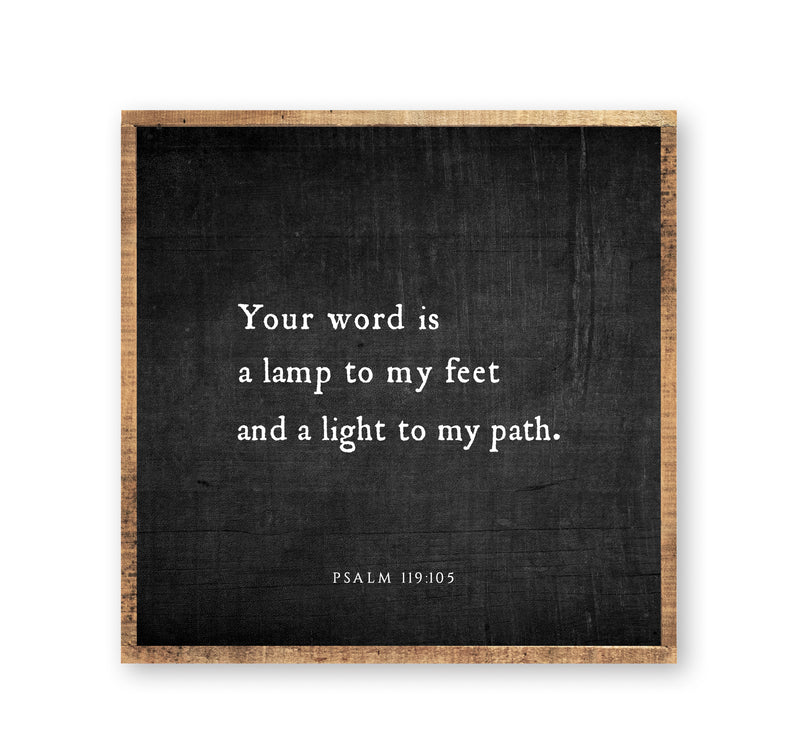 Your word is a lamp