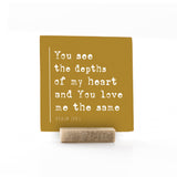 4 x 4" | Signature | You See The Depths