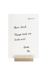 Hate evil |  5 x 7"
