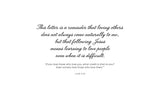 Love others, don't like them | 5 x 7"