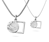 White Metal/Bright Silver | The Way Necklace