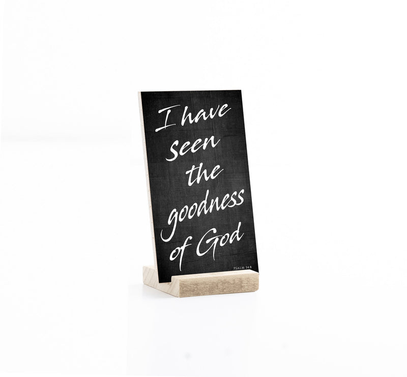 Banner Collection | Tabletop Shelf Decor | 3 x 5" with Stand
