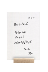 Others First | 5 x 7"