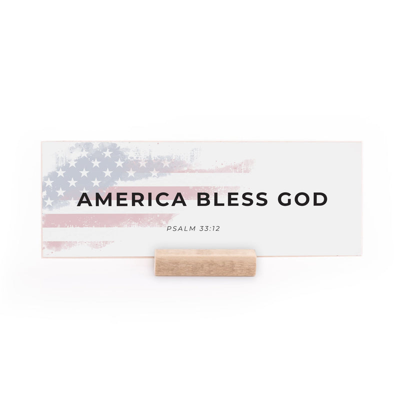 7.5 x 2.75" | Charlie Kirk | America Bless God
