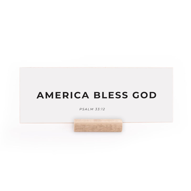 7.5 x 2.75" | Charlie Kirk | America Bless God