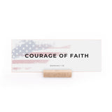 7.5 x 2.75" | Charlie Kirk | Courage Of Faith
