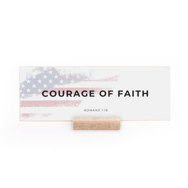 7.5 x 2.75" | Charlie Kirk | Courage Of Faith