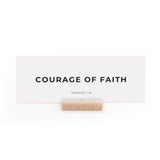 7.5 x 2.75" | Charlie Kirk | Courage Of Faith
