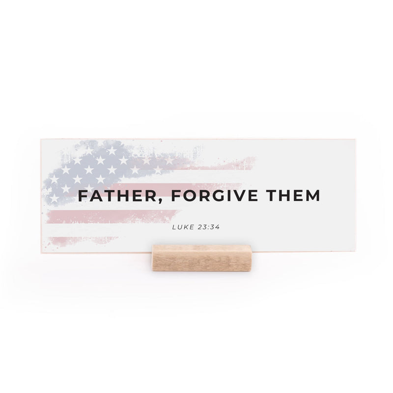 7.5 x 2.75" | Charlie Kirk | Father Forgive