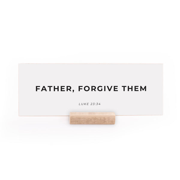 7.5 x 2.75" | Charlie Kirk | Father Forgive