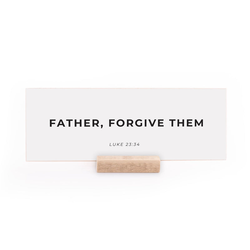 7.5 x 2.75" | Charlie Kirk | Father Forgive