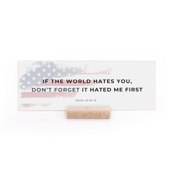 7.5 x 2.75 " | Charlie Kirk | If The World