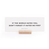 7.5 x 2.75 " | Charlie Kirk | If The World