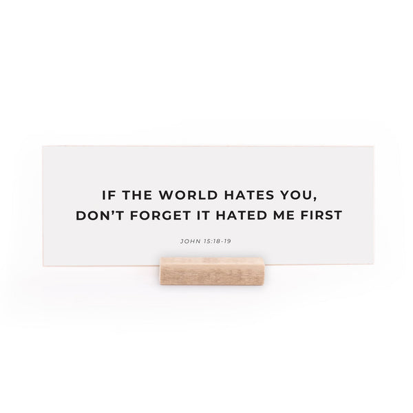 7.5 x 2.75 " | Charlie Kirk | If The World