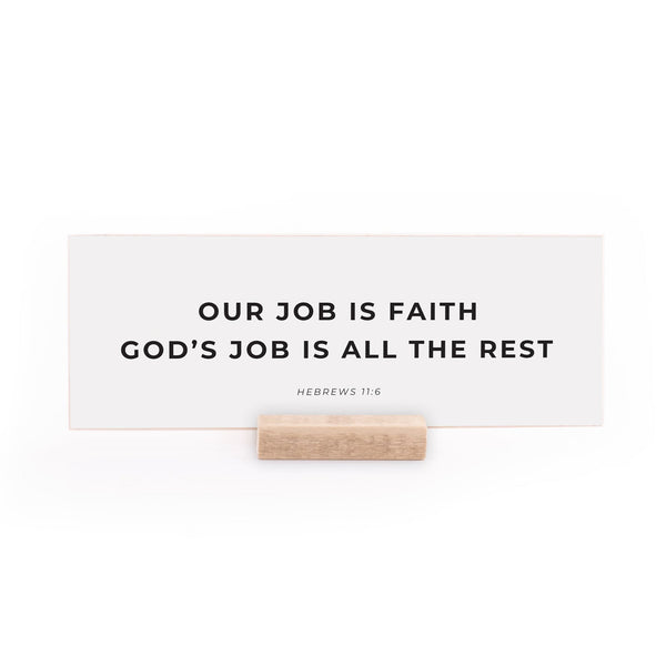 7.5 x 2.75" | Charlie Kirk | Our Job Is