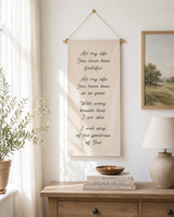 All of my life Wall Hanging Banner
