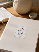 As for Me Joshua 24_15 Household Binder High Quality Sticker