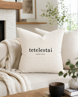 tetelestai | pillow | square or lumbar