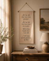 all of my life Wall Hanging  Goodness of God Worship Banner 