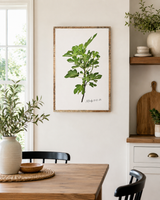 Botanical Prints | 17 x 25" Wood Framed Wall Art | Single or Bundle Set