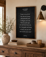 Matthew 11:28-29