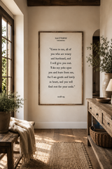 Matthew 11:28-29