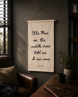The Man on the Middle Cross | Banner
