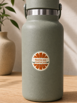 God Is Not Mad at You Luke 15_20 Water Bottle Vinyl Sticker