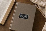 In the Beginning GOD Genesis 1_1 Devotional Notebook Vinyl Sticker