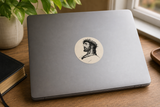 Jesus Crown of Thorns Illustration Laptop Vinyl Sticker