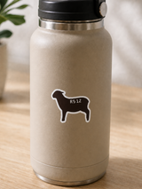 LAMB R512 Revelation 5_12 Water Bottle Vinyl Sticker