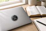 Life Is God Colossians 1_16 Bible Study Laptop Weather Resistant Sticker