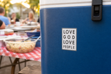 Love God Love People Community Cooler High Quality Sticker