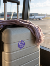 One Day Closer to Jesus Revelation 22_7 Travel Suitcase Weather Resistant Sticker