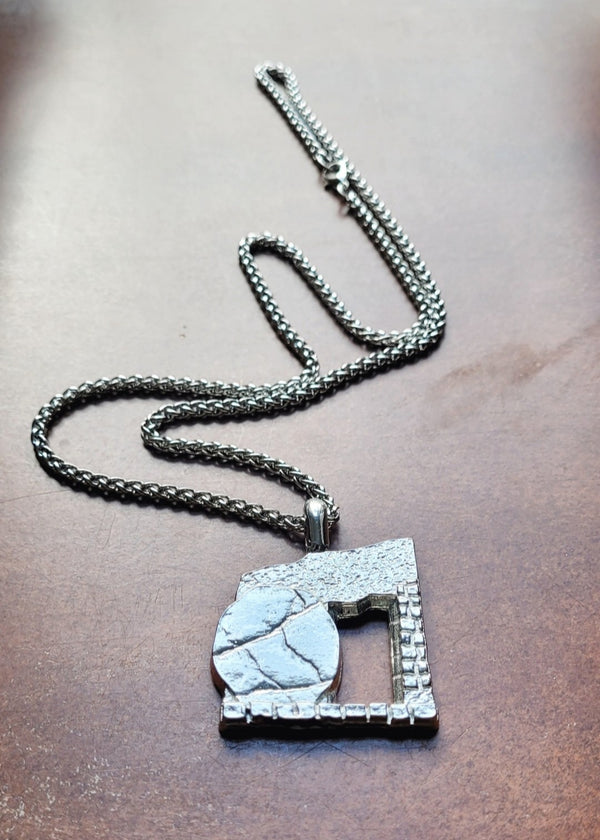Signature Empty Tomb Necklace - THE WAY PROJECT - 24" Wheat link chain