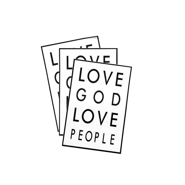 Love God Love People | Sticker