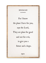 Jeremiah 29:11