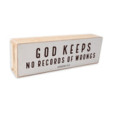 God Keeps No Record of Wrongs
