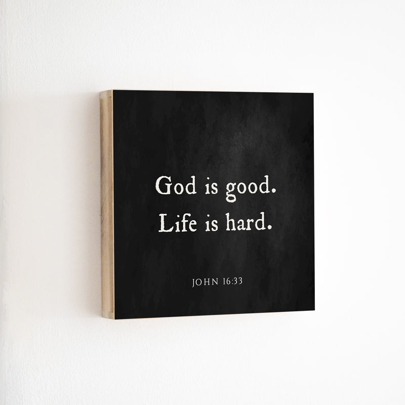 14 x 14" | BF | God Is Good