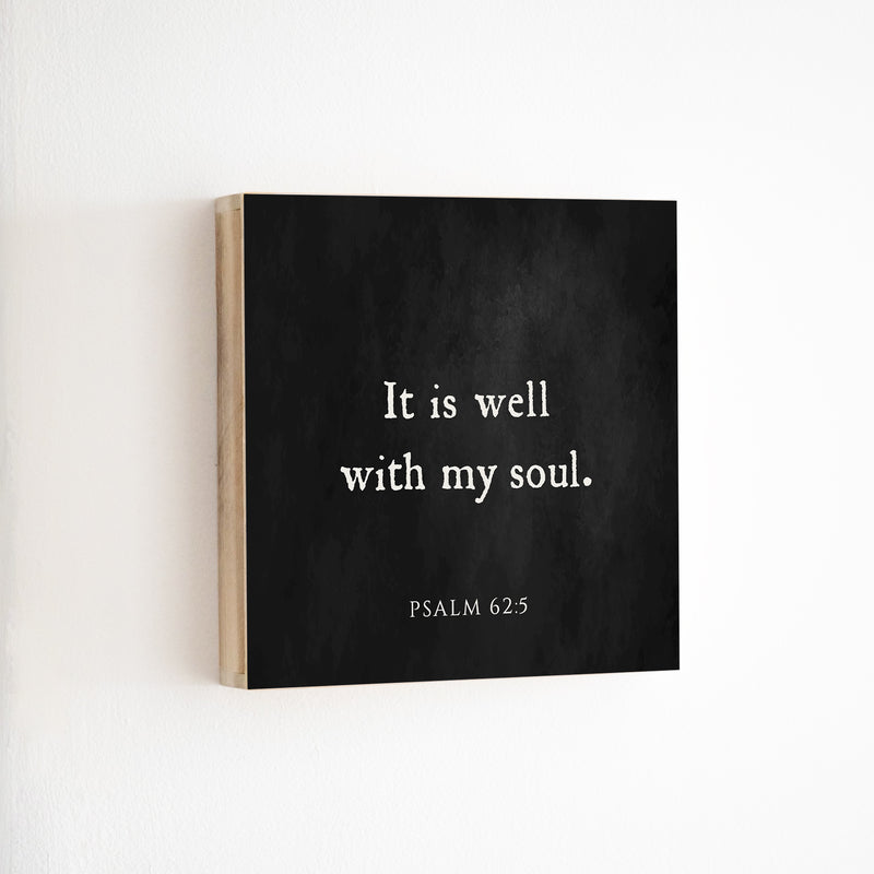 14 x 14" | BF | It Is Well