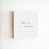 14 x 14" | BF | My Sheep Hear