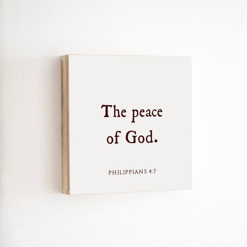 14 x 14" | BF | The Peace Of God