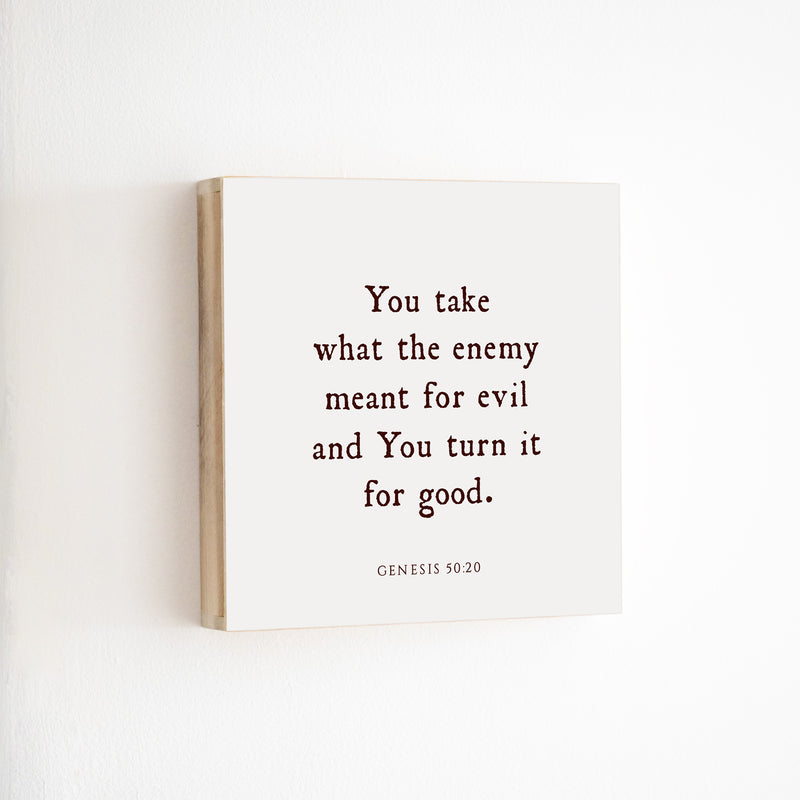 14 x 14" | BF | You Take What