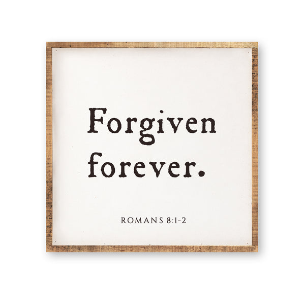 Forgiven forever