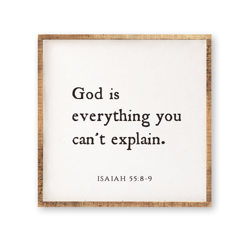God is everything