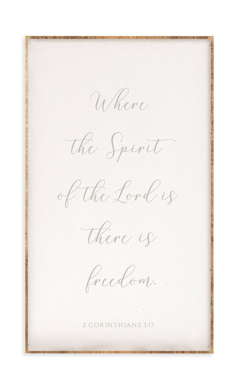 18 x 30" | Where The Spirit Of The Lord