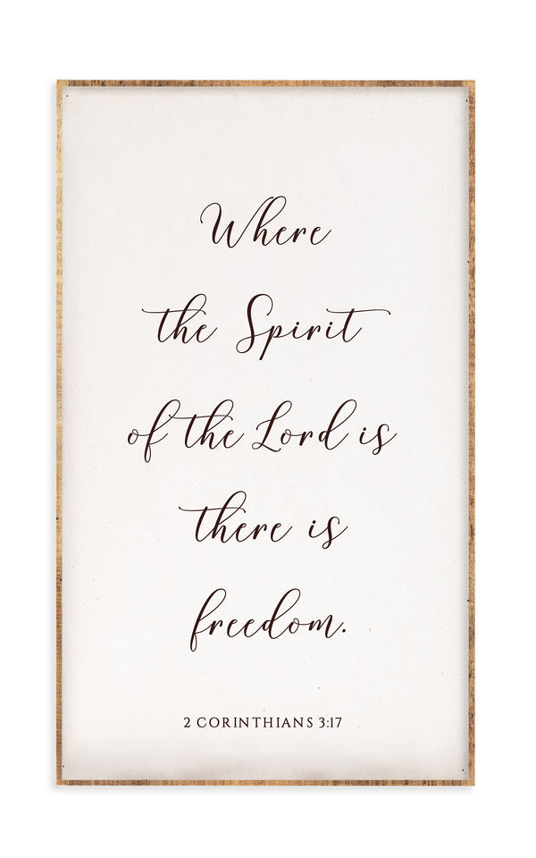 18 x 30" | Where The Spirit Of The Lord