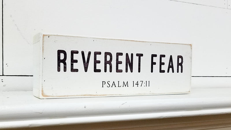 Reverent Fear