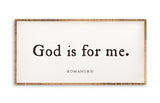 God Is For Me